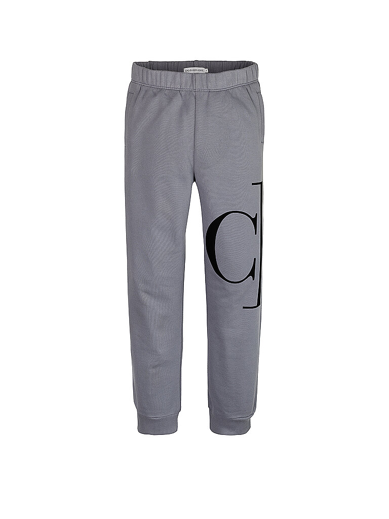 CALVIN KLEIN JEANS Jungen Jogginghose  grau | 152